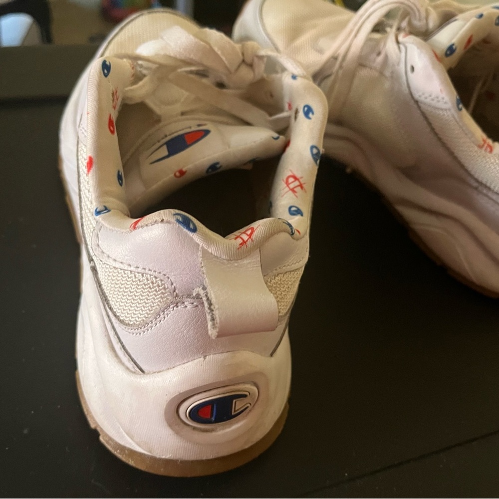 Champion White Sneakers with Cushioned Sole